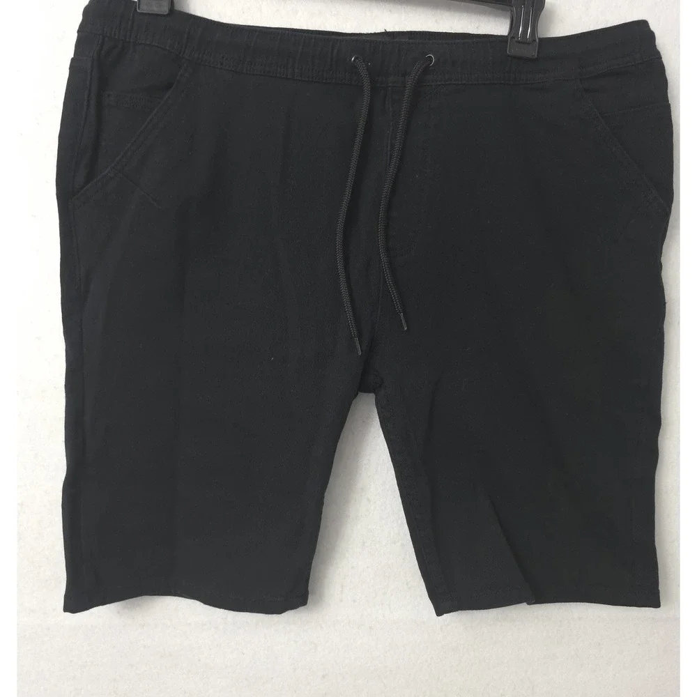 London Fog Collection Stretch Men's‎ Black Shorts Pants Size XL